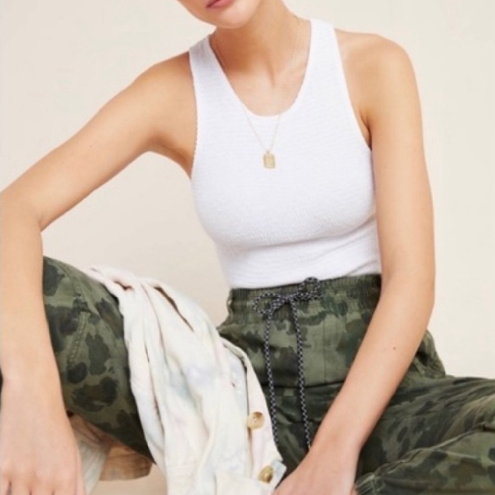 Anthropologie Nation Ltd Christine Smocked Tank NWT